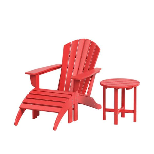 adirondack ottoman red