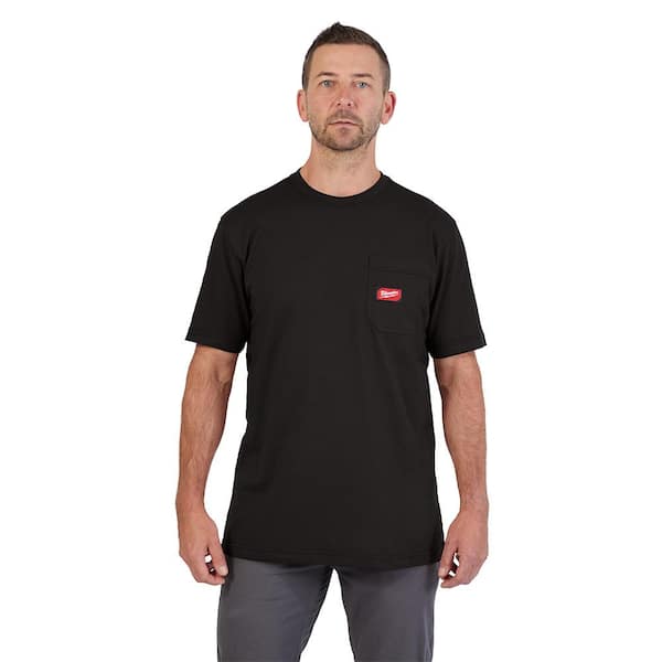 Milwaukee Men's X-Large Black GRIDIRON Cotton/Polyester Short