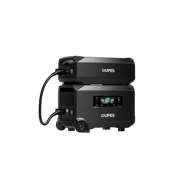 OUPES 9kWh Gardian 6000-Watt Ouput, LiFePO4 Power Station, Home Backup,  Push Button Start Battery Generator GB6000 - The Home Depot