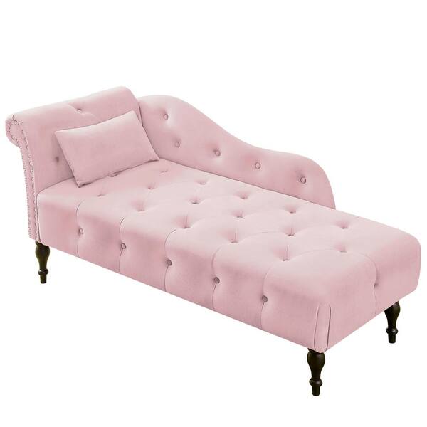 light pink chaise lounge