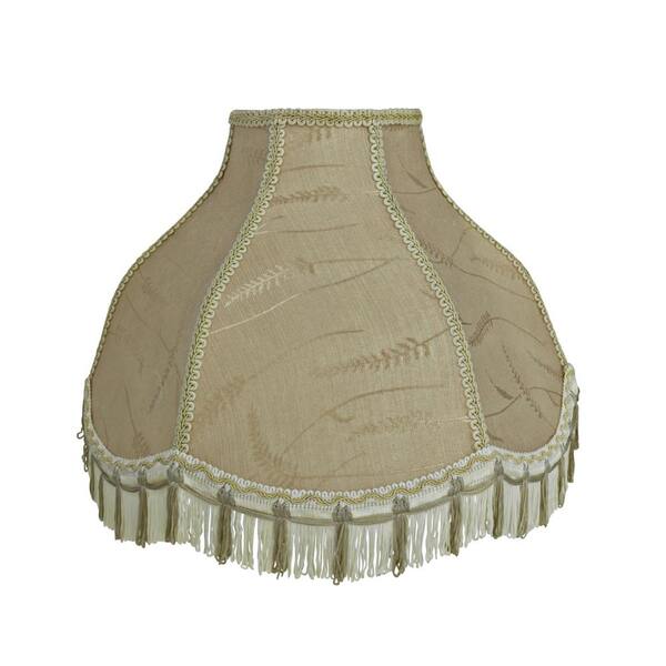 Fringe Scallop Bell Lamp Shade, Bell Shaped Lampshade With Fringe