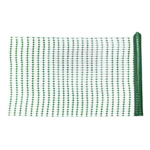 1/4 in. x 4 ft. x 100 ft. Green Warning Barrier Safety Fence