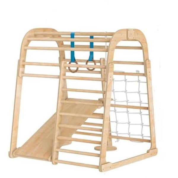 Montessori Indoor Playground Jungle Gym for Kids, Freestanding