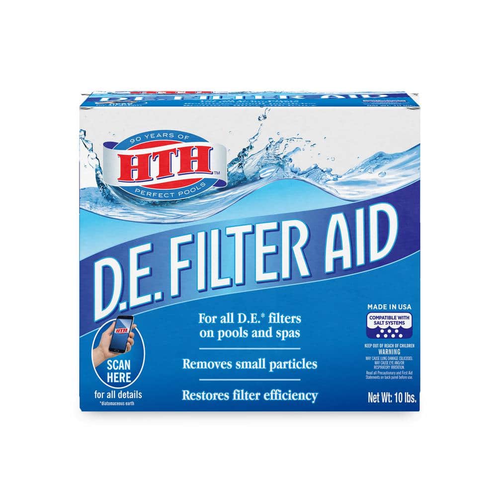 Hth 10 Lbs Pool Filter D E Diatomaceous Earth Filter Aid 67035 The Home Depot