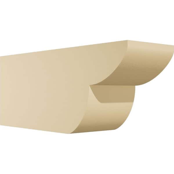 Ekena Millwork Standard Crestline 6 in. W x 8 in. H x 20 in. D Signature Urethane Rafter Tail Outlooker
