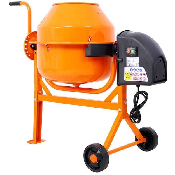 Avex 3 Cu. Ft Electric Concrete Mixer Machine 110v AC Motor Portable Power Cement Mixers