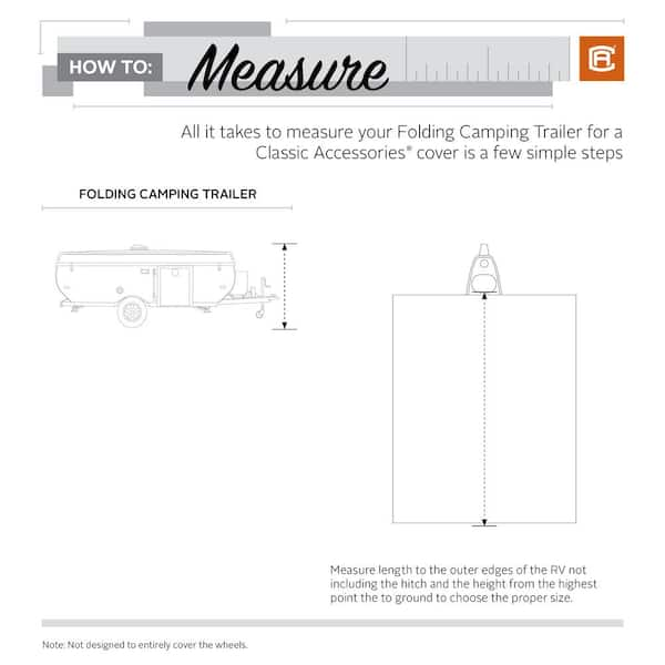 Classic Accessories 80-038-143106-00 Polypro 3 Deluxe Camper Trailer Cover