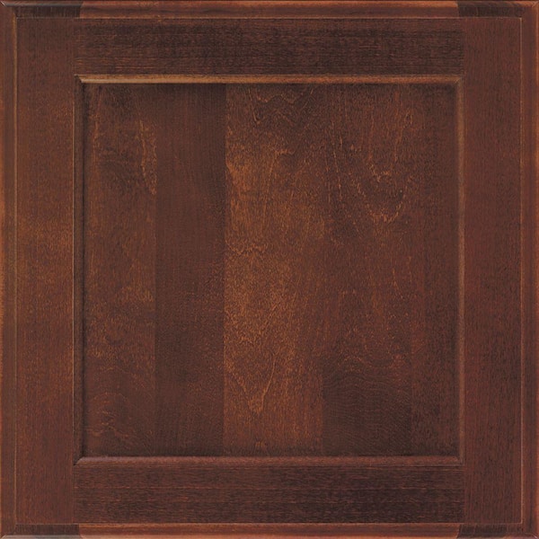 Unbranded Portman 14 1/2 x 14 1/2 in. Cabinet Door Sample in Maple Trailhead