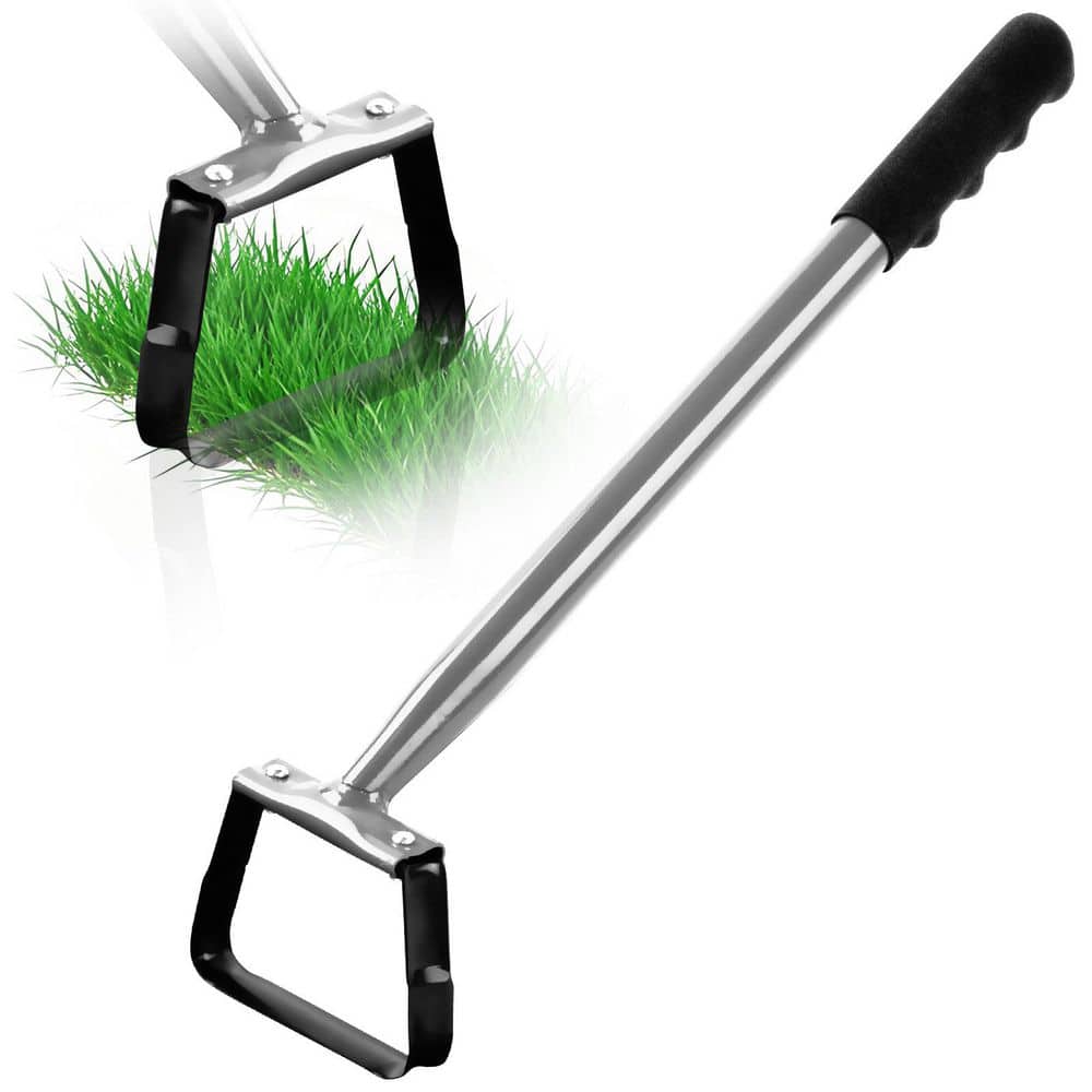 WaLensee 17 in. Mini Action Hoe, Garden Hoes with Metal Handle GT