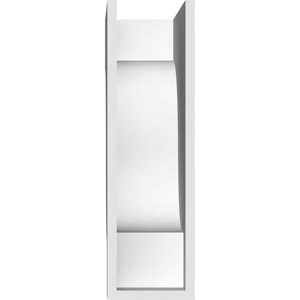 White PVC Architectural Grade Decorative Corbel 3"W x 8"D x 12"H