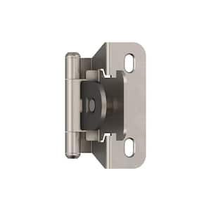 Amerock Extent 4-9/16 in. (116 mm) Satin Nickel Cabinet Edge Pull  BP36751G10 - The Home Depot