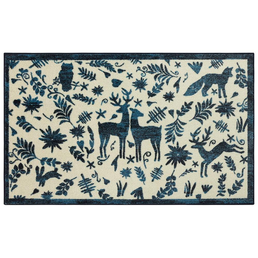 Mohawk Home Prismatic Gwyneth Rug, Blue, 2x3 ft