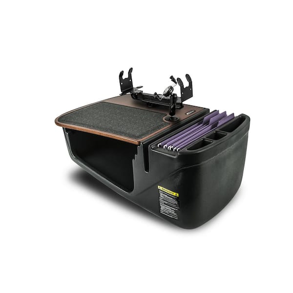 AutoExec GripMaster Car Desk with X-Grip Phone Mount and Printer Stand - Elite