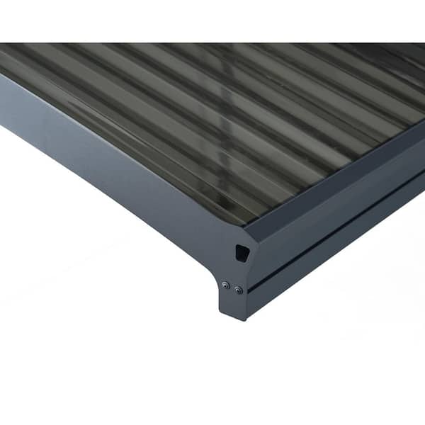 CANOPIA by PALRAM Atlas 10 ft. x 16 ft. Gray/Solar Gray Single