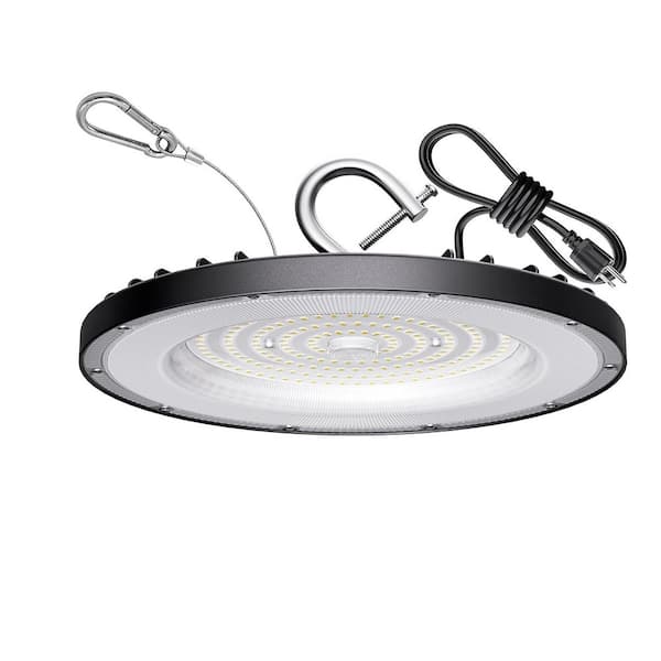 EKIEUDL 200-Watt Equivalent Integrated LED UFO High Bay Shop Lights IP65 Waterproof for Warehouse Workshop Barn Factory (1-Pack)