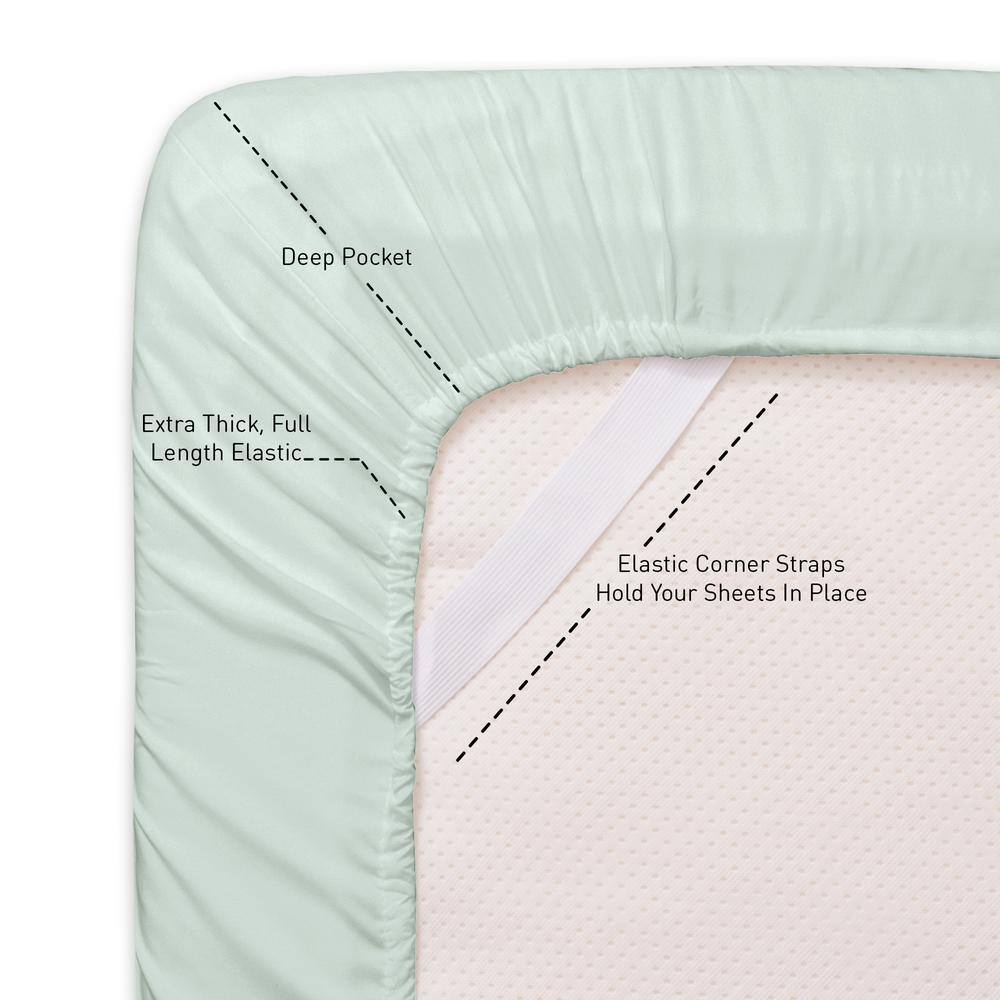 Mint Queen Ultra Soft 4-Piece Microfiber Sheet Set