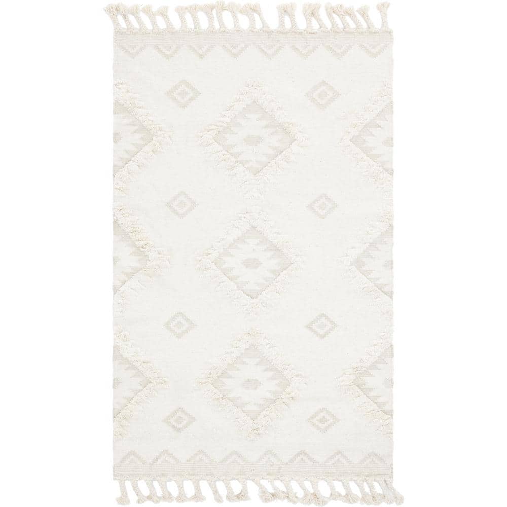Mesa Ivory 5 ft. x 8 ft. Area Rug price history on PriceWatchPro