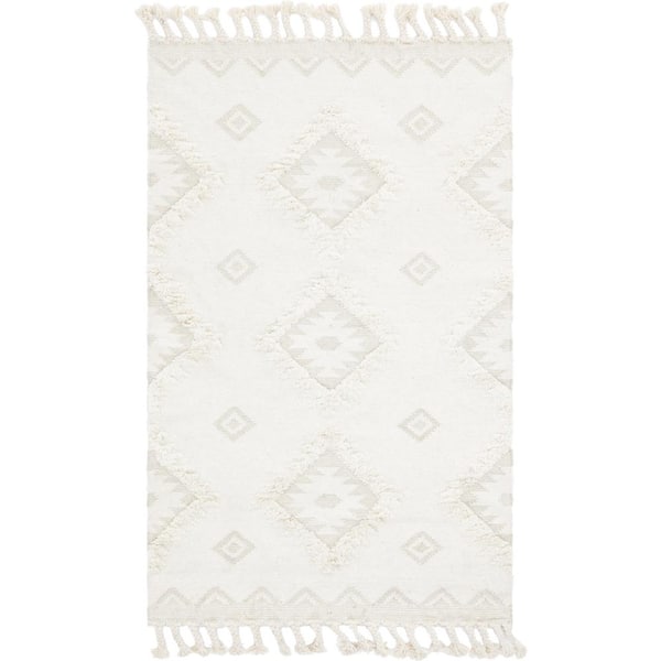 Mesa Ivory 5 ft. x 8 ft. Area Rug