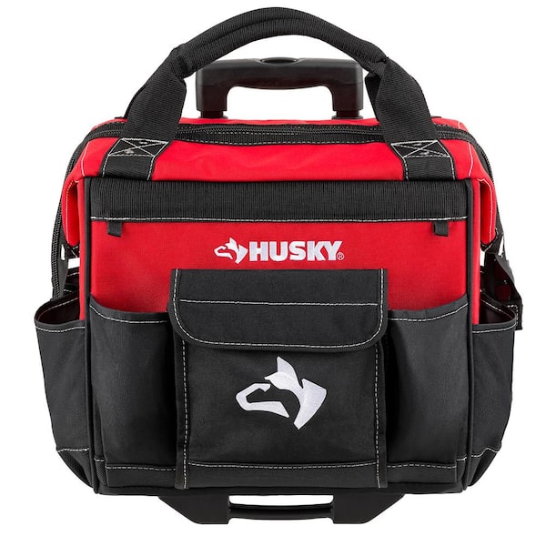 Husky HD65014-TH 14 in. 13 Pocket Rolling Tool Bag - 1