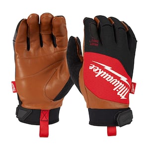 Medium Goatskin Leather Performance Work Gloves
