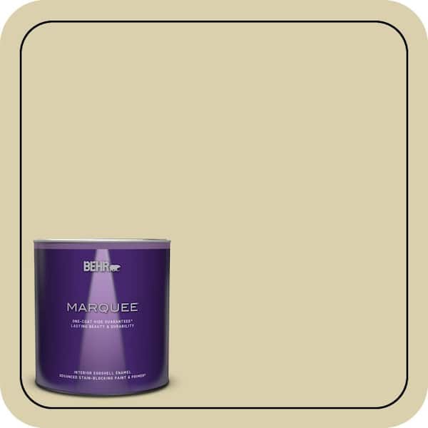 BEHR MARQUEE 1 qt. #M330-3 Sweet Jasmine Eggshell Enamel Interior Paint & Primer