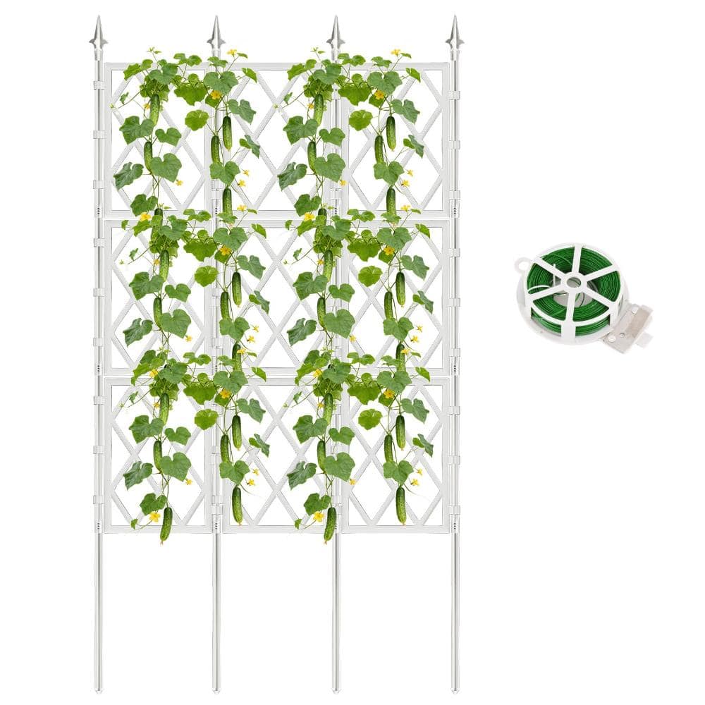 5.25 ft Garden Trellis Heavy Duty White 1 Piece price history on PriceWatchPro