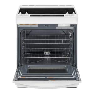 30 in. 4.8 cu. ft. 4 Burner Element Electric Range in White