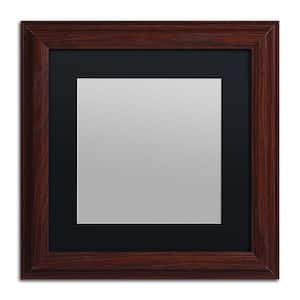 13.75 in. x 13.75 in. Heavy Duty Wood Frame with Black Mat