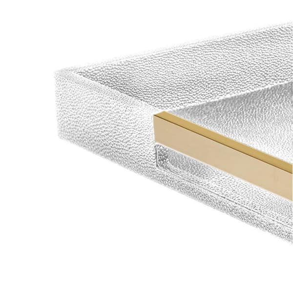 American Atelier 18 in. x 2 in. White Polypropylene Square