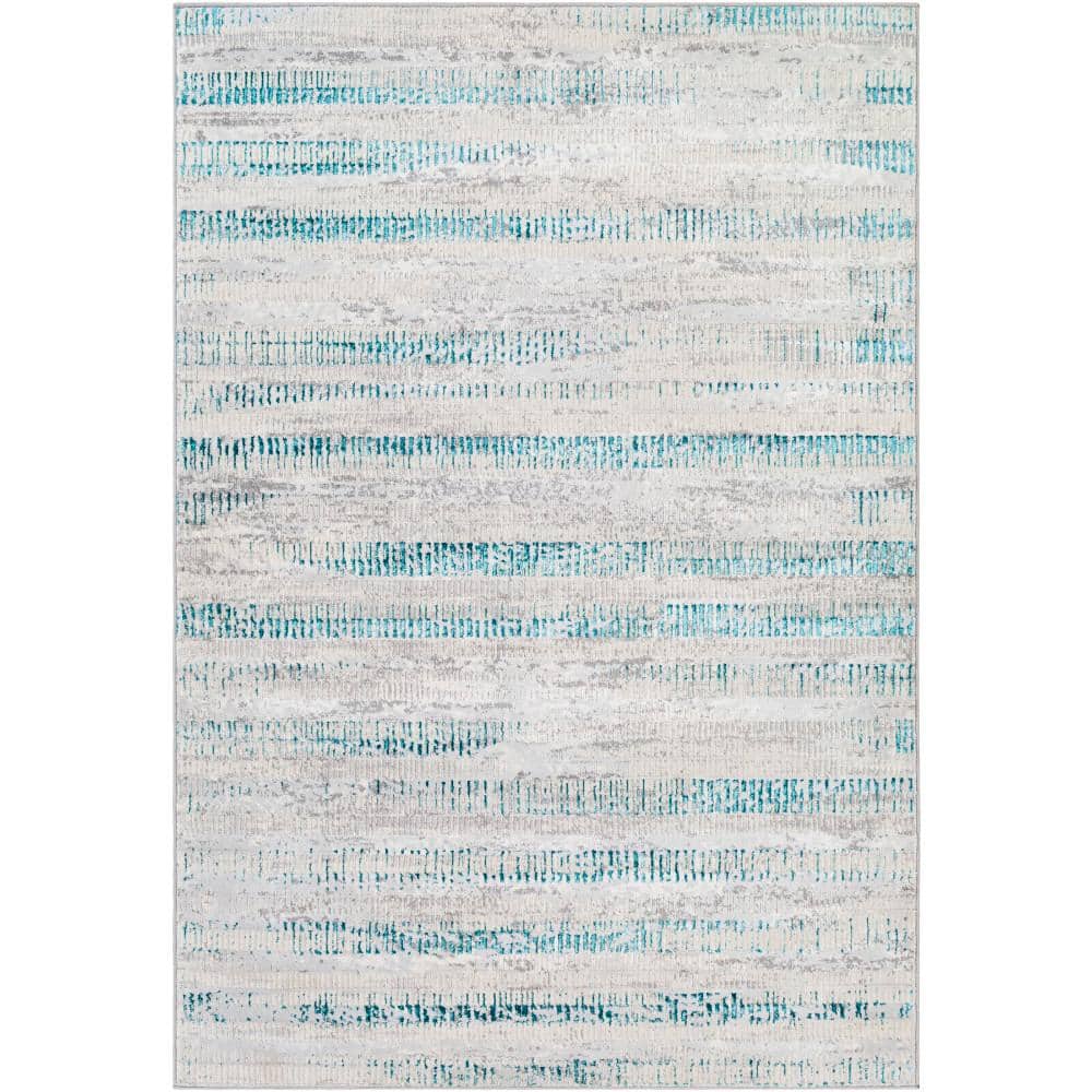 Artistic Weavers Harrell Teal 7 ft. x 9 ft. Indoor Area Rug ...
