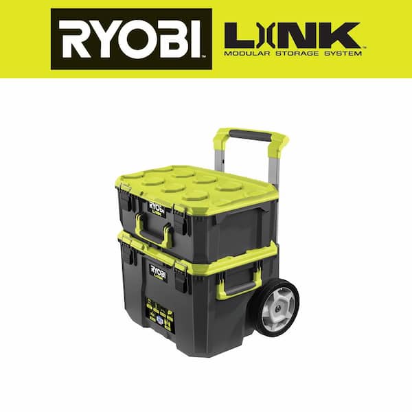 RYOBI LINK Rolling Tool Box with LINK Medium Tool Box