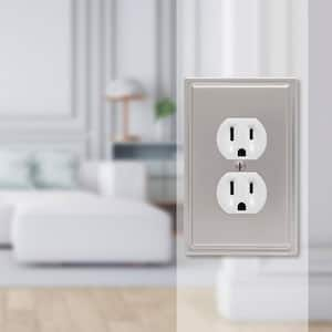 Chelsea 1 Duplex Wall Plate - Brushed Nickel