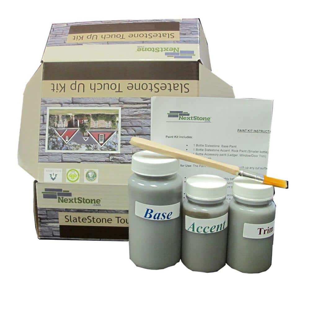 Stacked Stone 4.5 in. x 2.5 in. Interior/Exterior 8 oz. Faux Stone Touch Up Paint Kit Kentucky Gray price history on PriceWatchPro