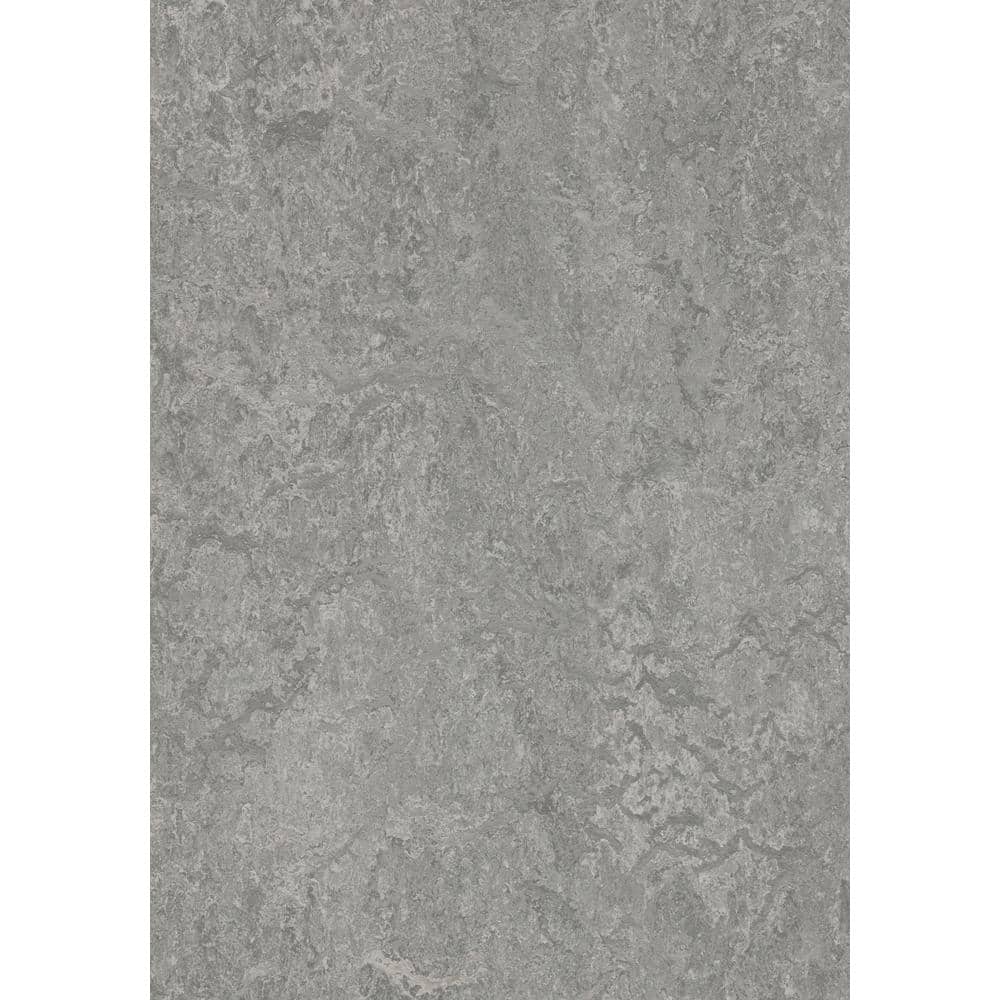 Marmoleum Cinch Loc Seal Serene Grey 9.8 mm T x 11.81 in. W x 35.43 in. L Laminate Flooring (20.34 sq. ft./case), Light