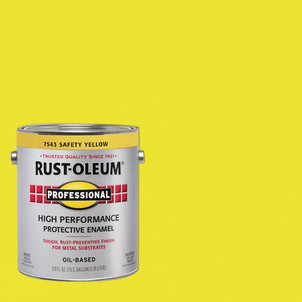 UPC 020066754341 product image for 1 gal. High Performance Protective Enamel Gloss Safety Yellow Oil-Based Interior | upcitemdb.com