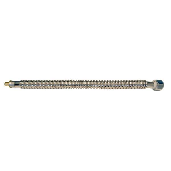 Apollo 1/2 in. Stainless Steel PEX-B Barb x 3/4 in. Female Pipe Thread x 18 in. Water Heater Connector