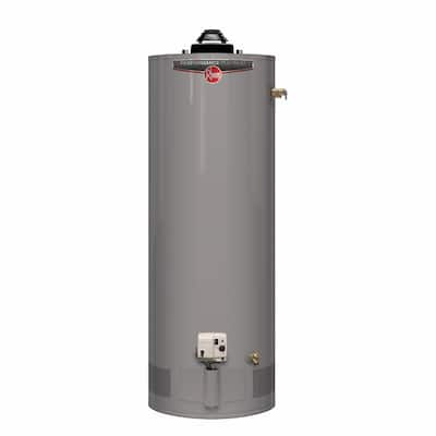 Performance Platinum 50 Gal. Tall 40,000 BTU Powered Damper Natural Gas Water Heater with 12-Year Warranty