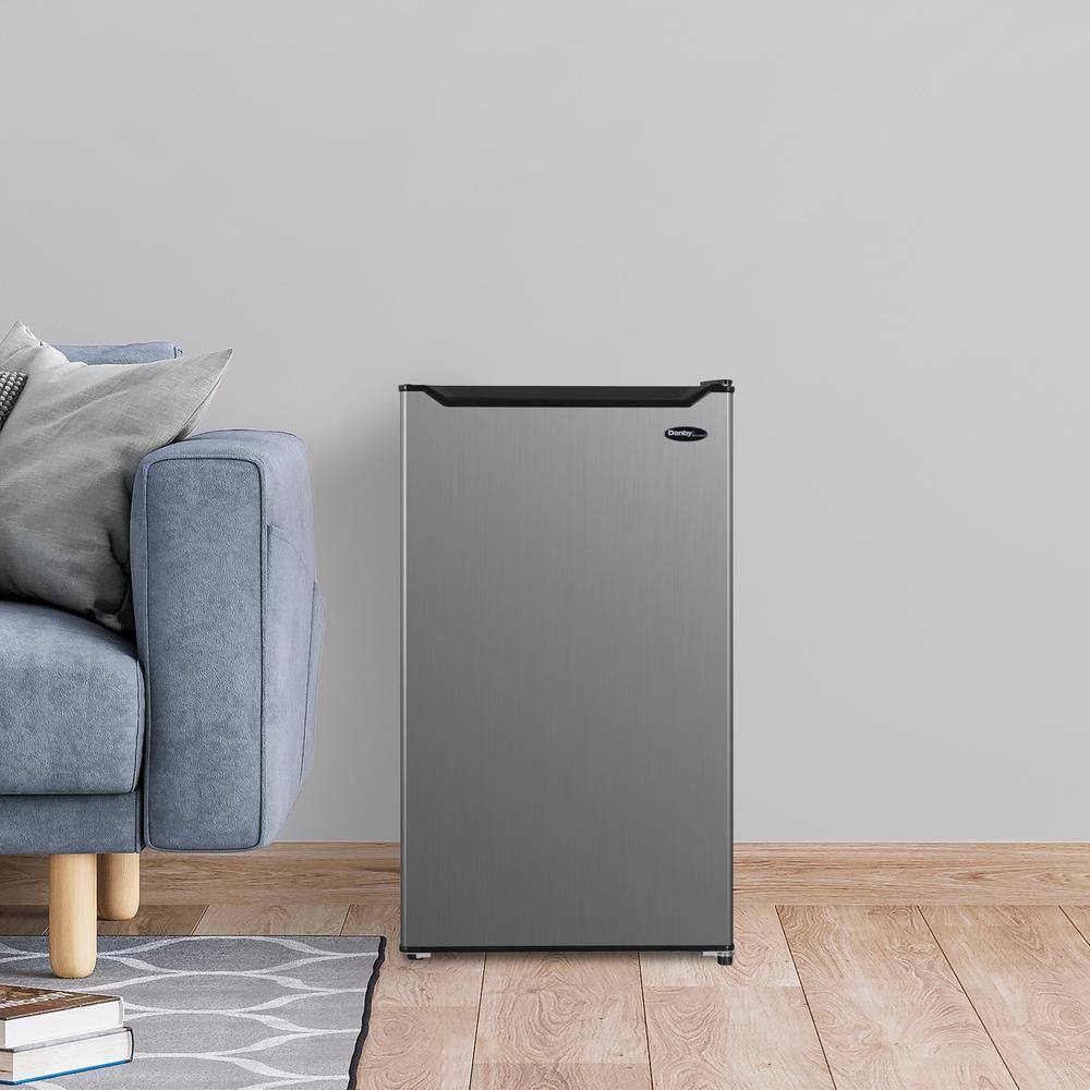 Danby 3.3 Cu Ft Stainless Steel Compact Energy Star Refrigerator