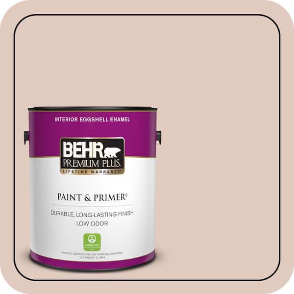 BEHR PREMIUM PLUS 1 gal. Home Decorators Collection #HDC-NT-10 Victorian Cameo Eggshell Enamel Low Odor Interior Paint & Primer