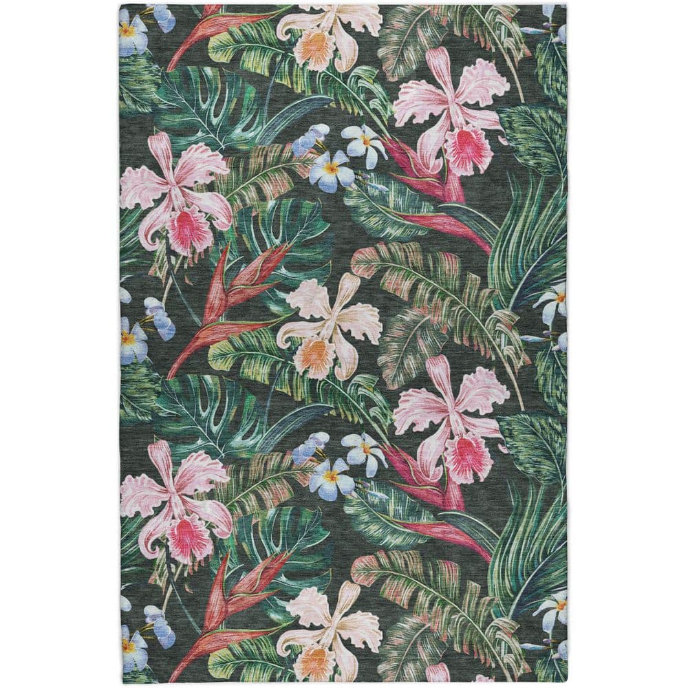 Dream Shag Premium Machine Washable Abstract ADS201 Midnight 8 ft. x 10 ft. Area Rug price history on PriceWatchPro
