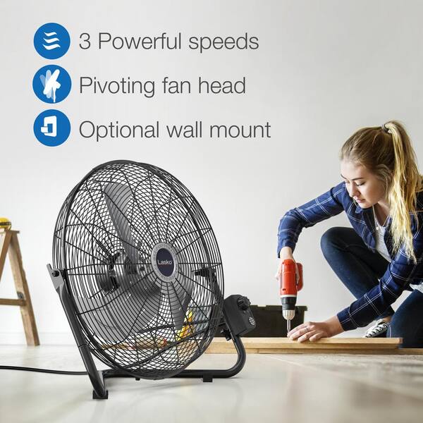 Lasko High Velocity 20 in. 3 Speed 