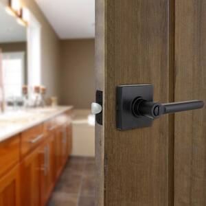 Defiant Freedom Matte Black Hall and Closet Door Handle LEXK03B - The Home  Depot