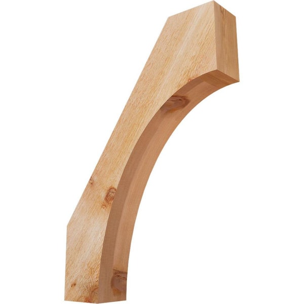 Ekena Millwork 4"W x 18"D x 26"H Westlake Rough Sawn Knee Brace, Western Red Cedar