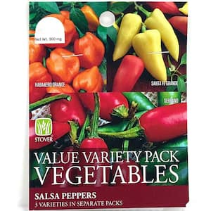 Gurney's Sweet Pepper Yum Yums Hybrid Mixed Mini Bells Seed (15-Pack)