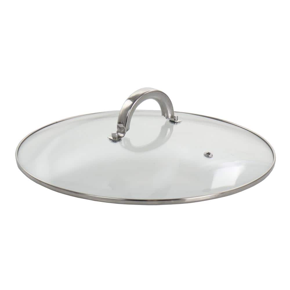Oster 4 Quart Stainless Steel Saute Pan with Lid and Splatter Guard