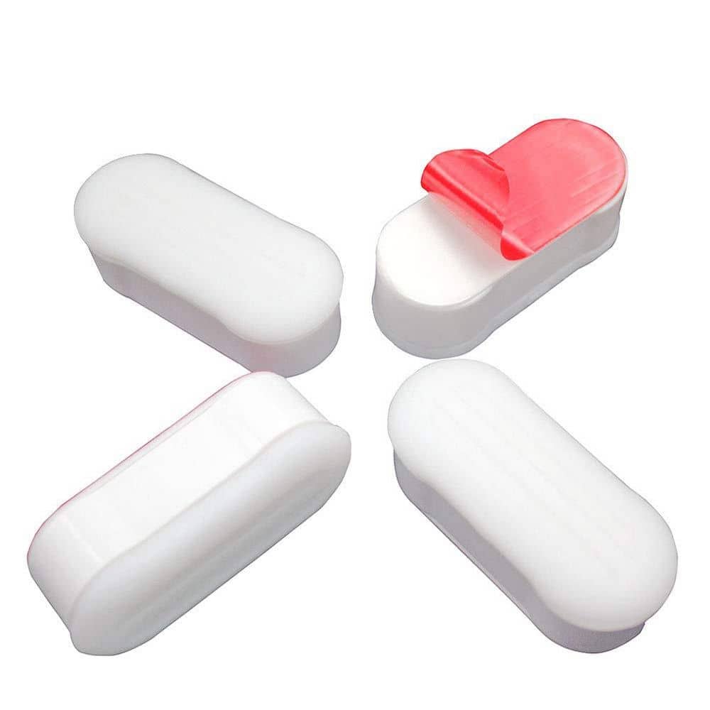 Toilet Seat Bumper Bidet Accessory for Bidet Attachment with Strong Adhesive White 4 Pack, Durable ABS TPE price history on PriceWatchPro