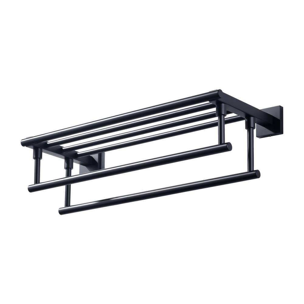 2-Towel Holders Wall mounted Towel Rack in Black 20 Inches price history on PriceWatchPro
