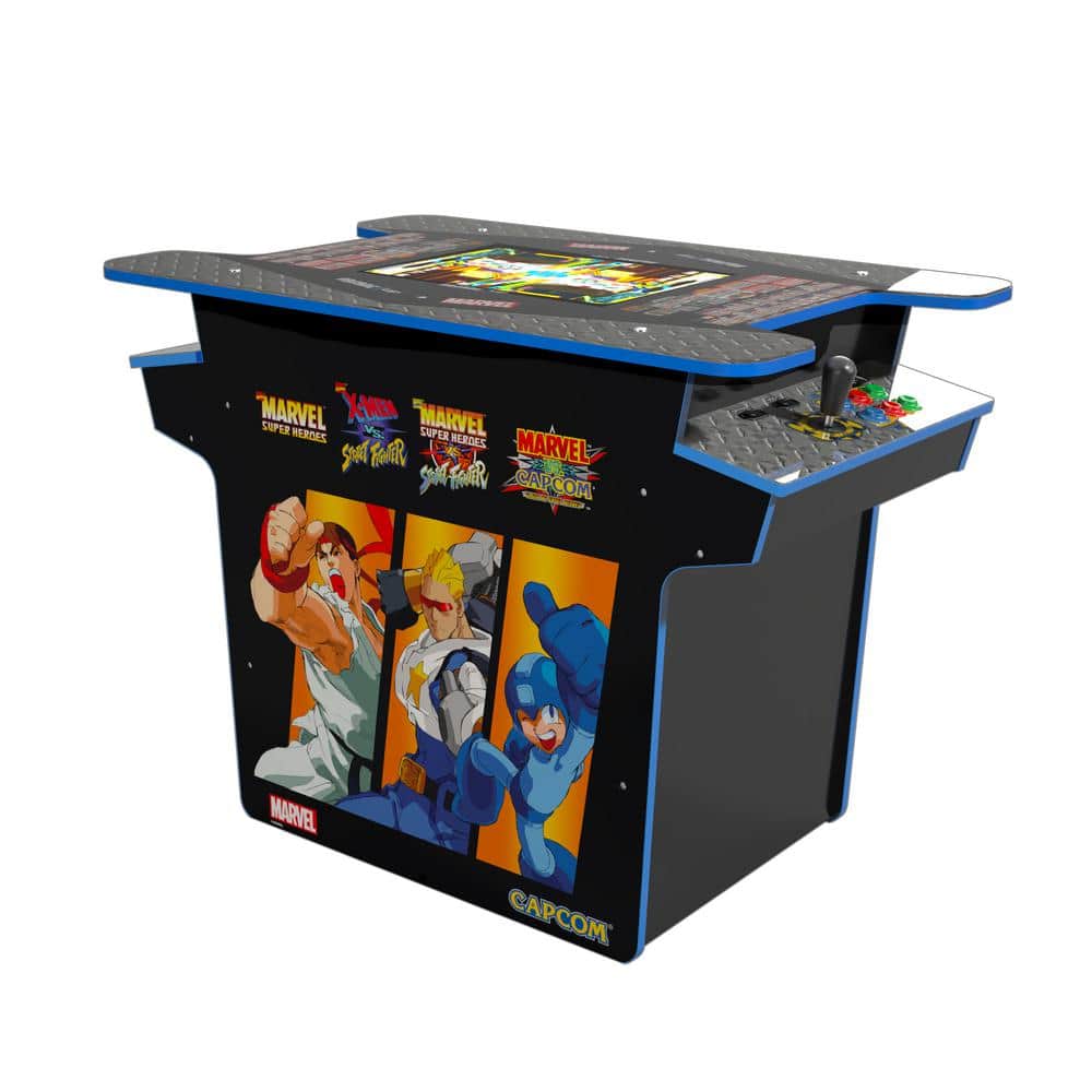 Marvel vs. Capcom Head-to-Head Arcade Gaming Table with Lit Deck