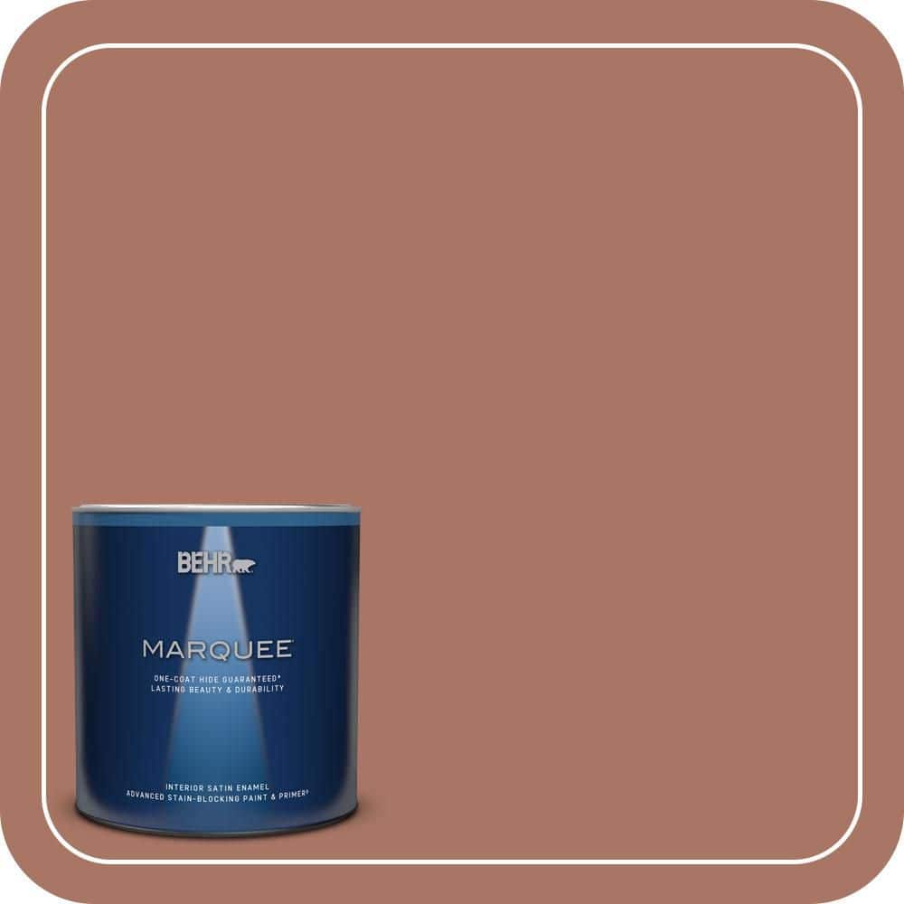 1 qt. #MQ1-60 Sienna One-Coat Hide Satin Enamel Interior Paint & Primer price history on PriceWatchPro