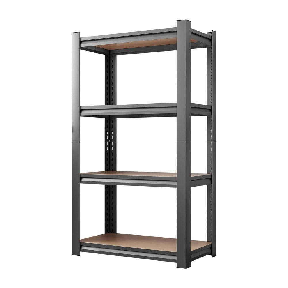 Huluwat 4-Tiers Metal Adjustable Garage Storage Shelving Unit with